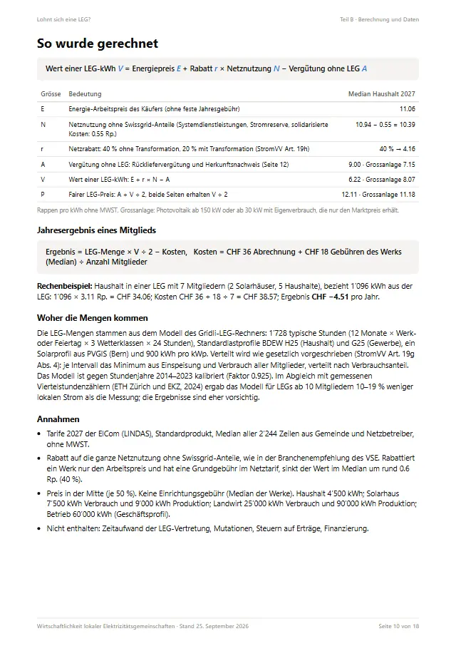 Seite 10: So wurde gerechnet